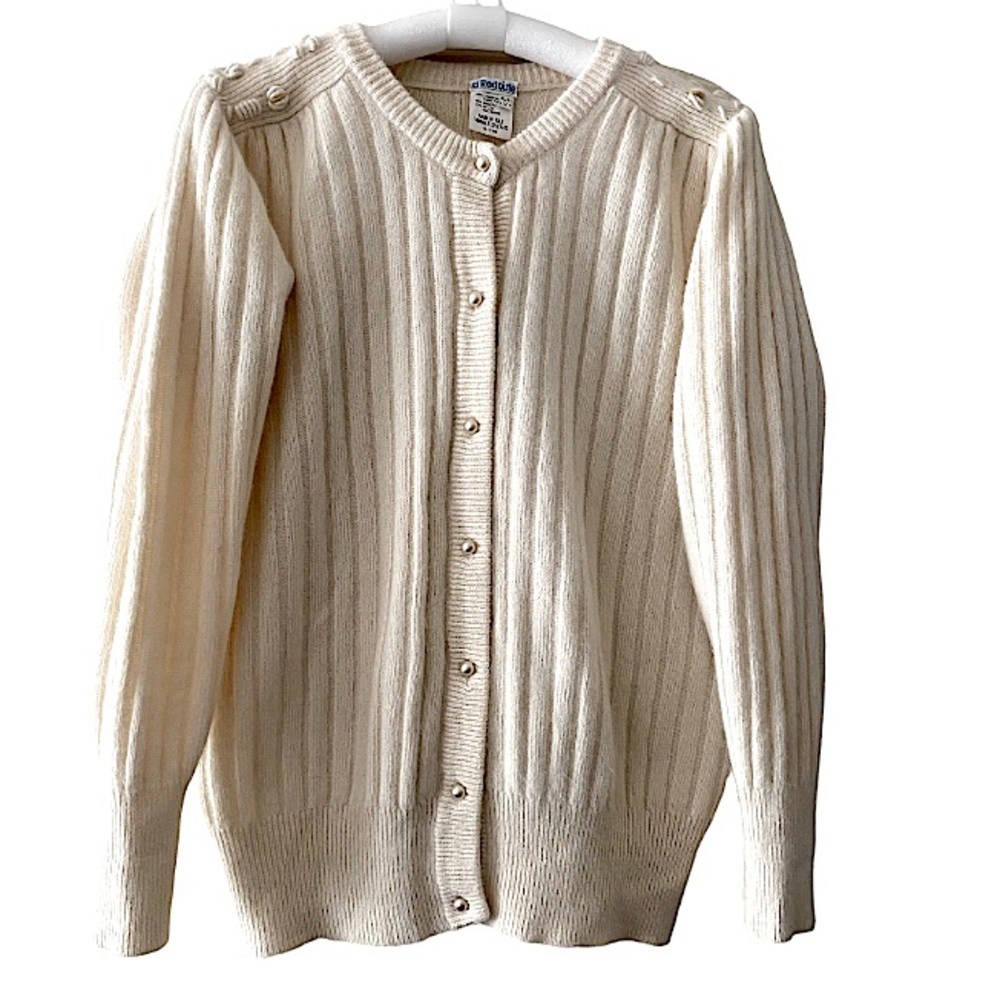 La Redoute Italian  Lambswool Blend Knit Bottom Up Cárdigan Size 42|44/12|14